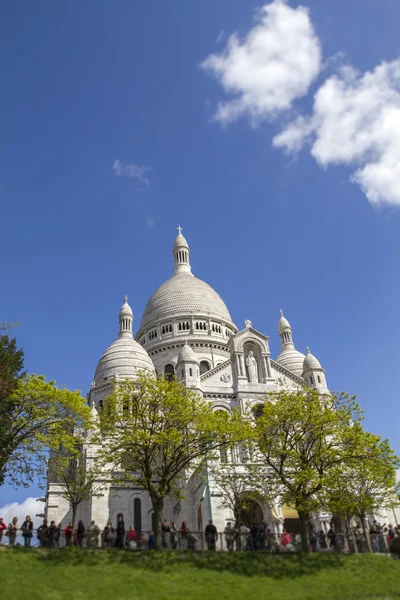 在法国，巴黎圣心堂 — 图库照片