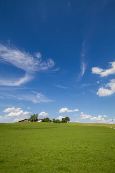 Peisaj pitoresc în Bavaria, Germania, în primăvară — Fotografie, imagine de stoc