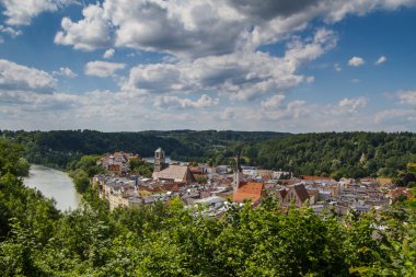 wasserburg küçük bir kasaba am Inn Bavyera