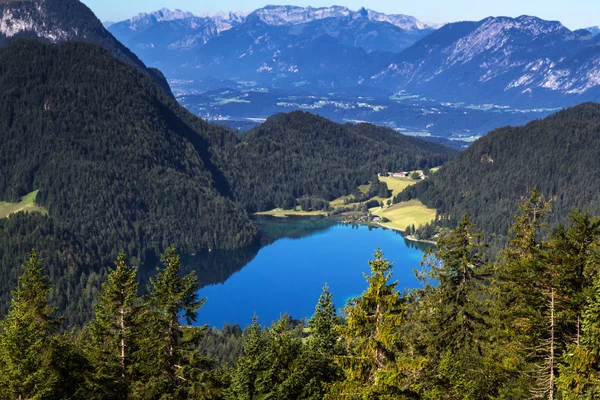 Jezioro "hintersteiner zobacz" w Austrii — Zdjęcie stockowe