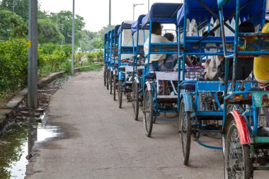 Delhi, Hindistan rikshaws