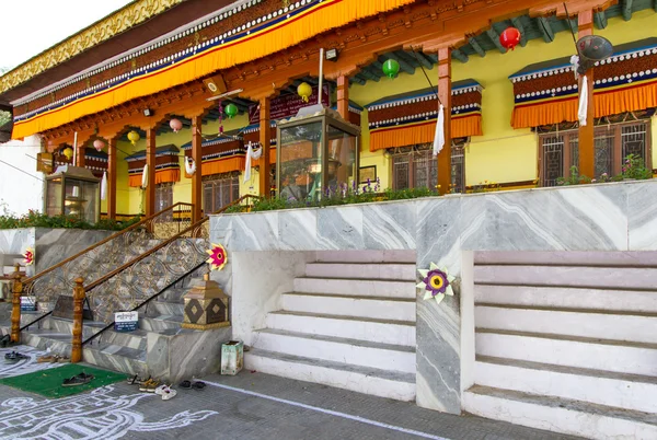 印度拉达克、 新庙 leh — 图库照片