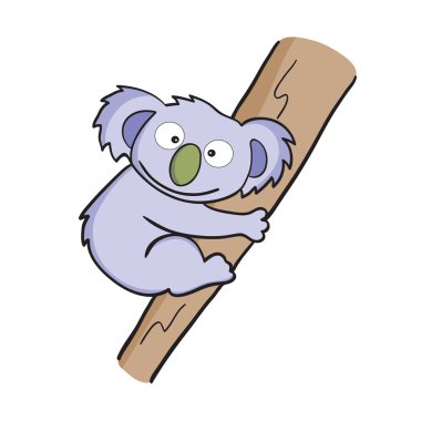 Cartoon koala clipart