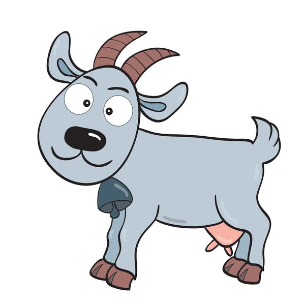 Мультяшная коза — стоковый вектор