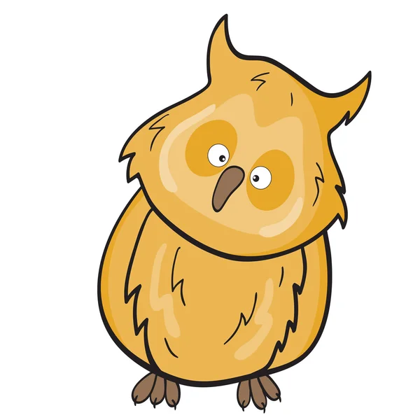 Cartoon owl — Stock Vector