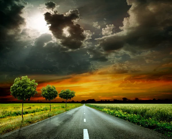 美しい道路 — ストック写真