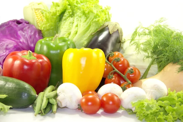 Fényes egészséges zöldség — Stock Fotó