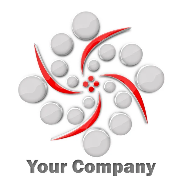Логотип компании — стоковое фото