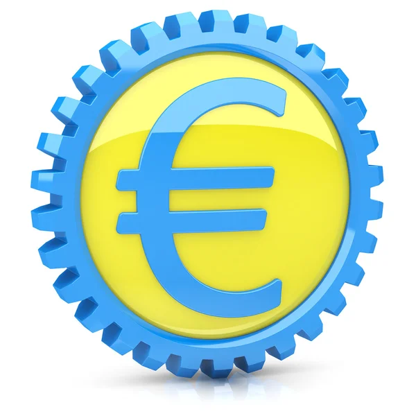 Euro ikona — Zdjęcie stockowe
