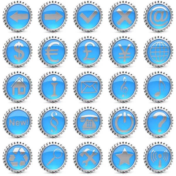 Stock image 3d icons set