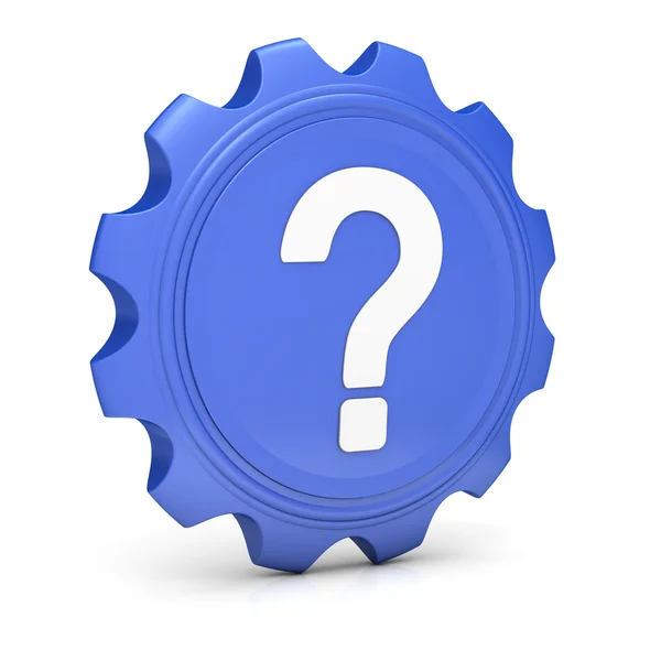 Question mark icon — Stock Photo, Image
