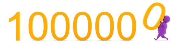 Already a million! — Stock Photo, Image