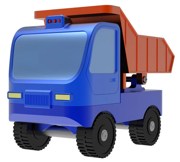 Abstracte speelgoed vrachtwagen — Stockfoto