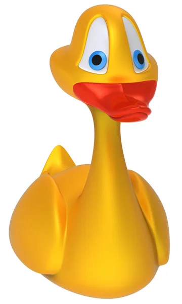 Yellow toy duck. — Stock Photo, Image