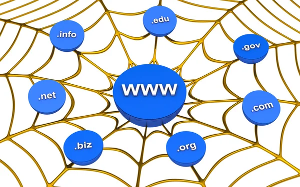 Koncepcja sieci Web — Zdjęcie stockowe