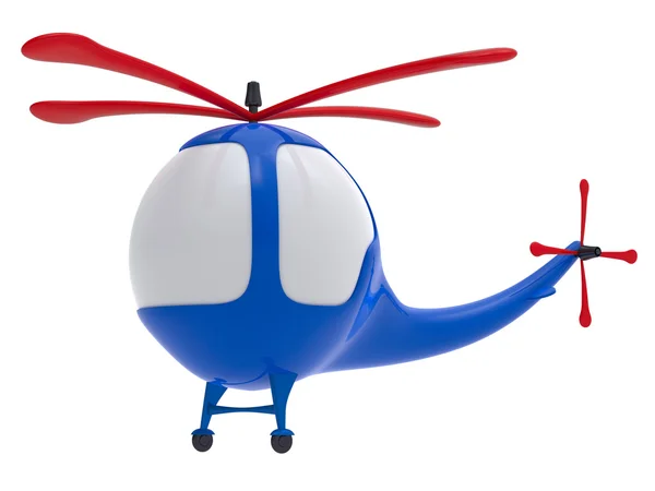 Helicóptero juguete de dibujos animados — Foto de Stock