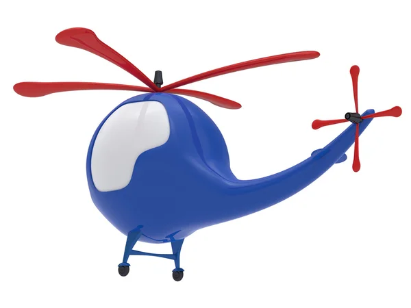 Kreskówka zabawki helikopter — Zdjęcie stockowe