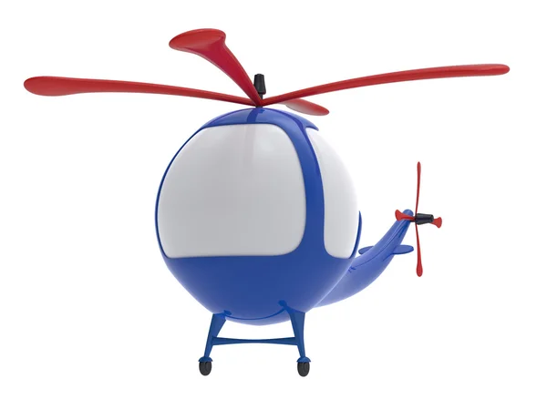 Helicóptero juguete de dibujos animados — Foto de Stock