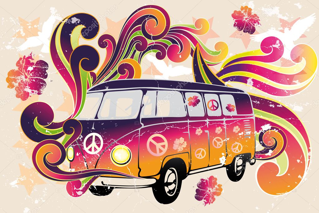 Featured image of post Aesthetic Hippie Van Drawing You can edit any of drawings via our online image editor before downloading