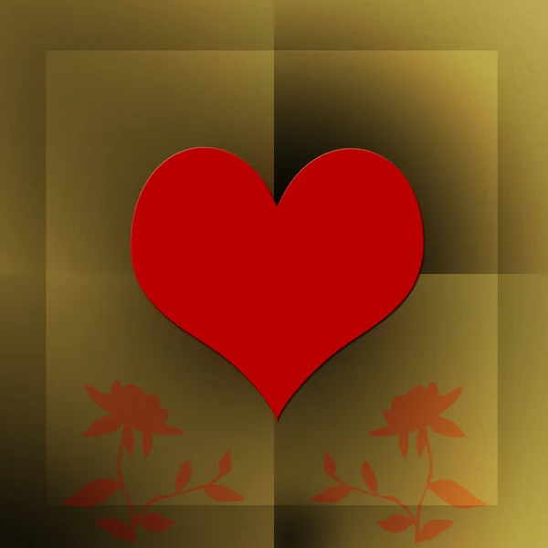 Hintergrund der Herzen — Stockfoto