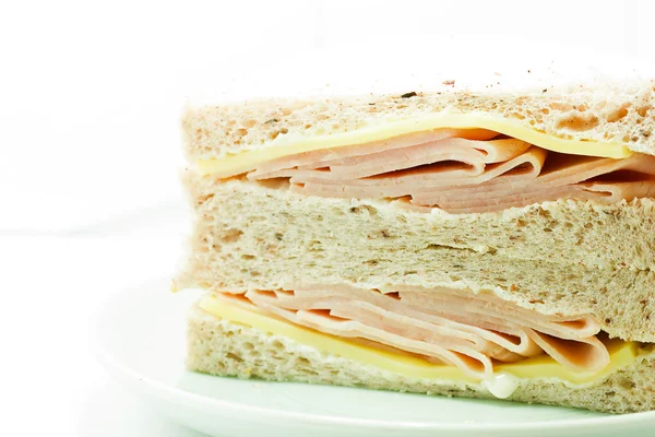 Sandwich de mortadela — Foto de Stock
