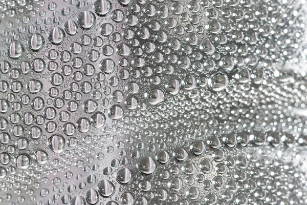 Water droplets on the glass surface. — Stock Photo, Image