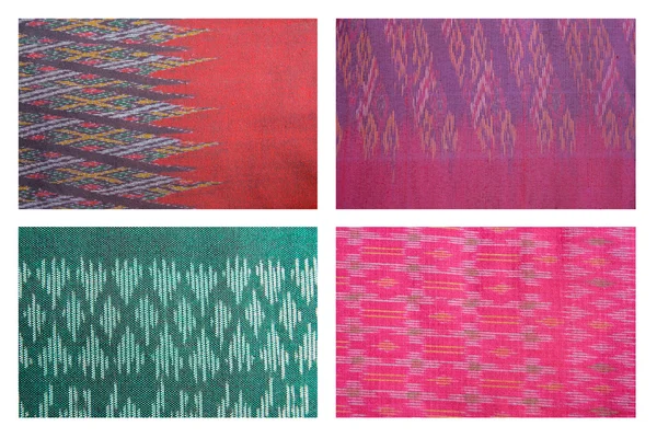 Ručně vyráběné tkaniny vzor — Stock fotografie
