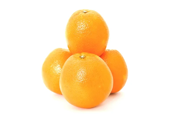Narancs elszigetelt fehér alapon — Stock Fotó
