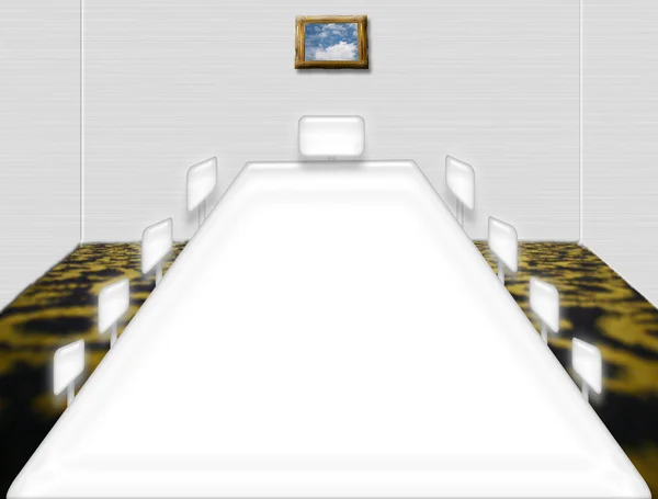 Порожня кімната для переговорів — стокове фото