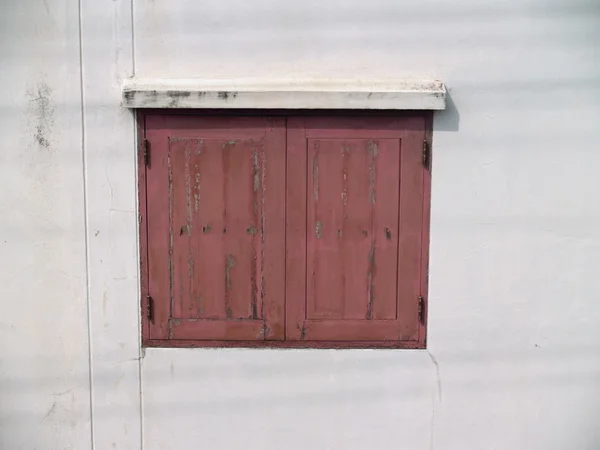 Old style wood window — Stok fotoğraf