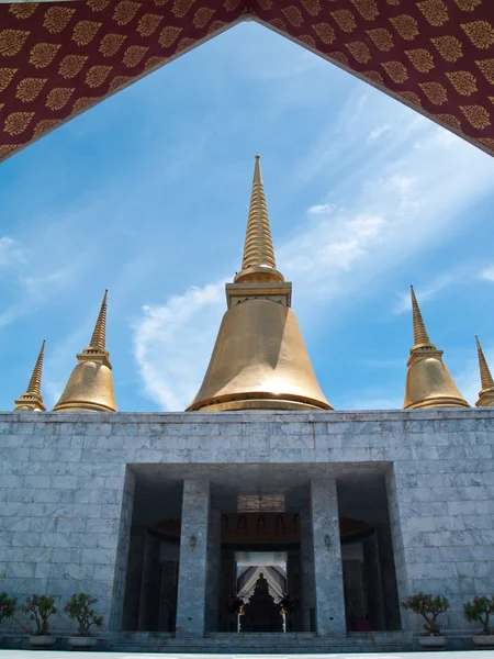 Devět konec pagoda — Stock fotografie