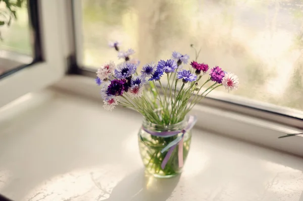Strauß blassgelbe Blüten — Stockfoto