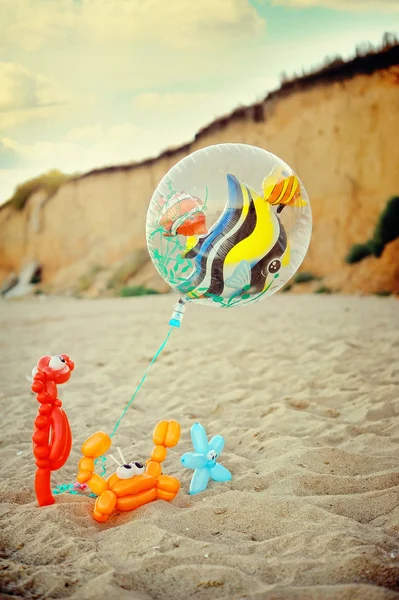 Фигуры из воздушных шаров — стоковое фото