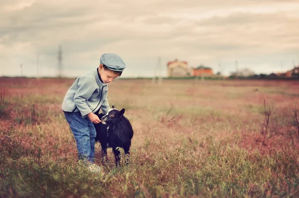 Herdboy pequeño — Stockfoto
