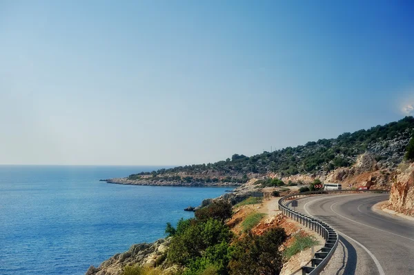 stock image Road to a distance