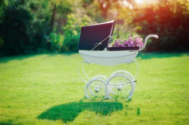 Baby carriage clipart