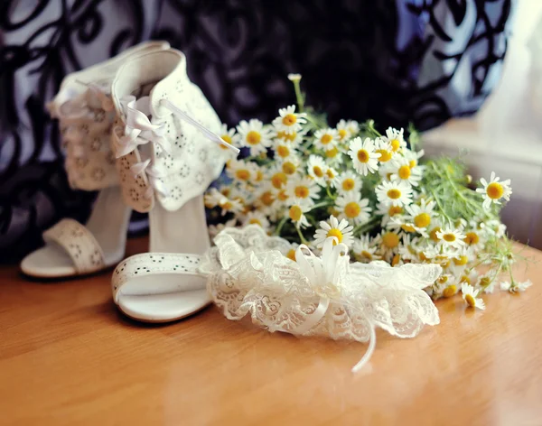 Sapatos de casamento — Fotografia de Stock
