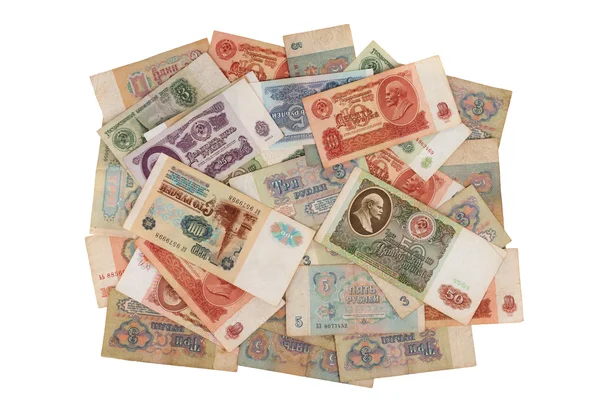 钞票苏联 — 图库照片