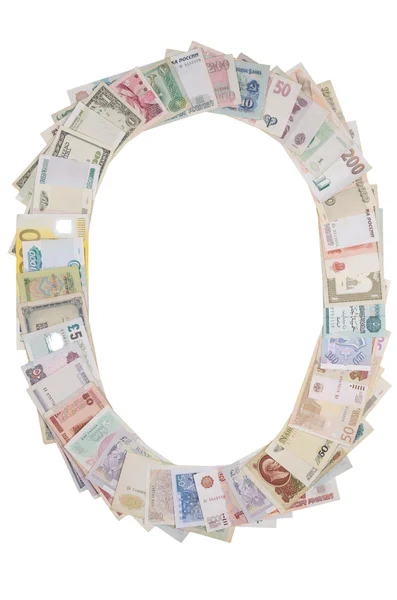Письмо о деньгах — стоковое фото