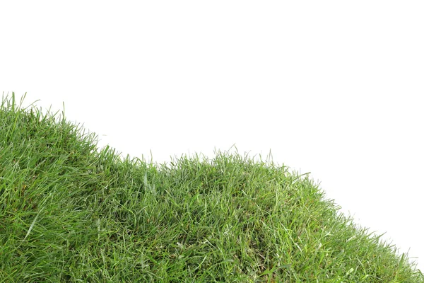 Met gras begroeide naar beneden de heuvel knipsel — Stockfoto