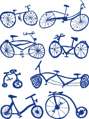 Bicycles clipart