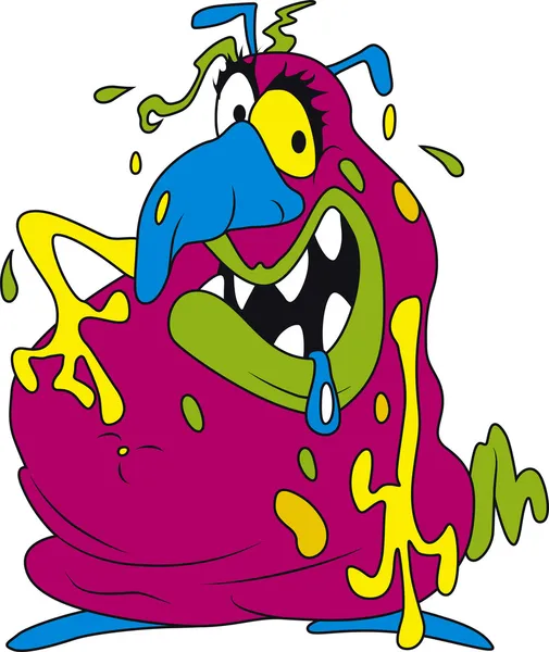 Pembe bakteri — Stok Vektör