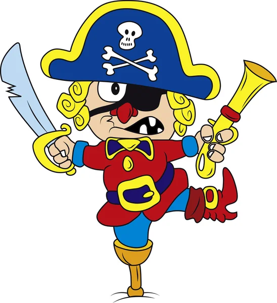 Pirata. — Vector de stock