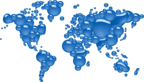 Мир пузырей — стоковый вектор