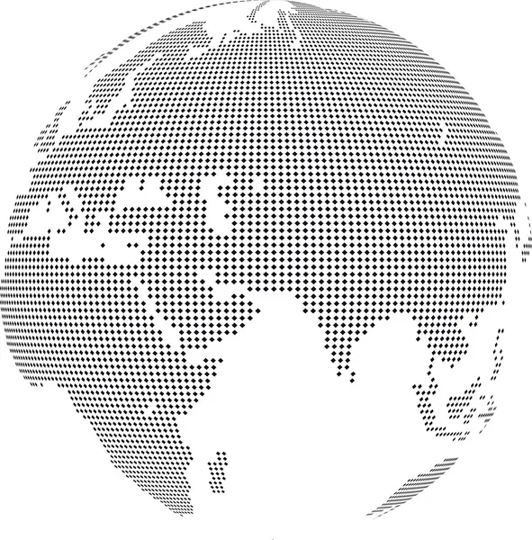 Globe dot — Image vectorielle