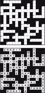 Crossword clipart