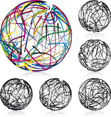 Doodle Balls clipart