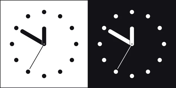 Zwei Uhren — Stockvektor