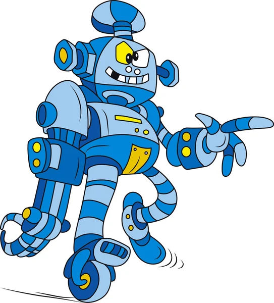 Robot bleu — Image vectorielle