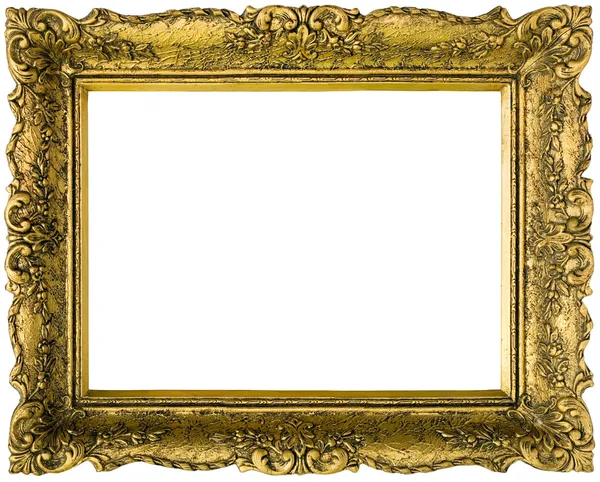 Позолоченная золотая рамка — стоковое фото